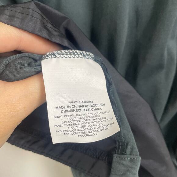 Nike men’s army green coal long sleeve tee with zipper pocket size XL - Picture 5 of 7